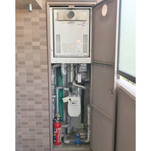 給湯器を長崎市昭和町で取り替え